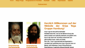 What Kriyayoga-hamburg.de website looked like in 2018 (5 years ago)