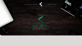 What Koredesigngroup.com website looked like in 2018 (5 years ago)
