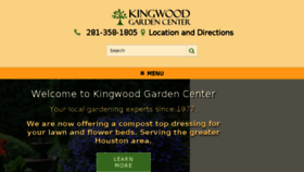 What Kingwoodgardencenter.com website looked like in 2018 (5 years ago)