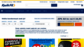 What Kwik-fit.nl website looked like in 2018 (5 years ago)