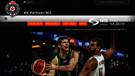 What Kkpartizan.rs website looked like in 2018 (5 years ago)