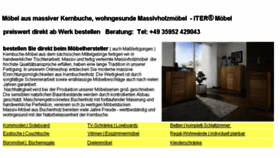 What Kernbuche-moebel.de website looked like in 2018 (5 years ago)