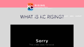 What Kcrising.com website looked like in 2018 (5 years ago)