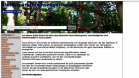 What Kletterpark-hochseilgarten.de website looked like in 2018 (5 years ago)