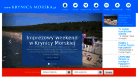 What Krynicamorska.pl website looked like in 2018 (5 years ago)