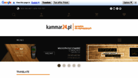 What Kammar24.pl website looked like in 2018 (5 years ago)