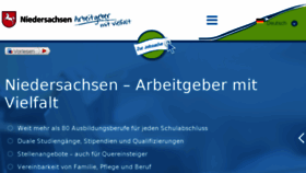 What Karriere.niedersachsen.de website looked like in 2018 (5 years ago)