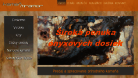 What Kamen-mramor.sk website looked like in 2018 (5 years ago)