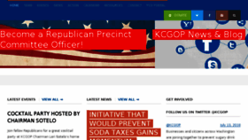 What Kcgop.org website looked like in 2018 (5 years ago)