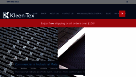 What Kleentexshop.com website looked like in 2018 (6 years ago)