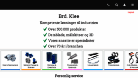 What Klee.dk website looked like in 2018 (5 years ago)
