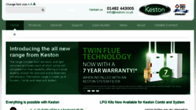 What Keston.co.uk website looked like in 2018 (5 years ago)
