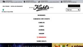 What Kiehls.com.br website looked like in 2018 (7 years ago)