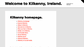 What Kilkenny.com website looked like in 2018 (5 years ago)
