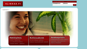 What Klikkaa.fi website looked like in 2018 (5 years ago)