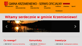 What Krzemieniewo.pl website looked like in 2018 (5 years ago)