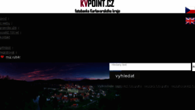 What Kvpoint.cz website looked like in 2018 (5 years ago)