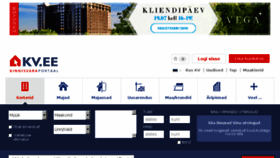What Kv.ee website looked like in 2018 (5 years ago)