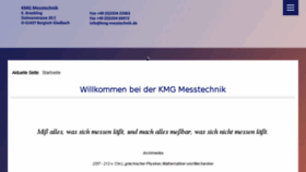 What Kmg-messtechnik.de website looked like in 2018 (5 years ago)