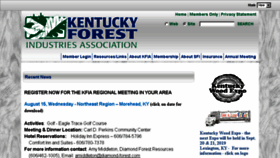 What Kfia.org website looked like in 2018 (5 years ago)