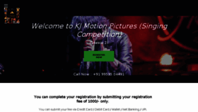 What Kjmotionpictures.com website looked like in 2018 (5 years ago)