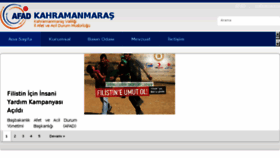 What Kahramanmaras.afad.gov.tr website looked like in 2018 (5 years ago)