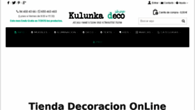 What Kulunkadeco.com website looked like in 2018 (5 years ago)