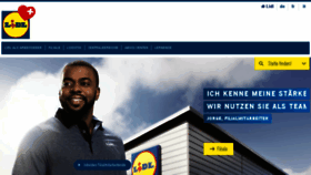 What Karriere.lidl.ch website looked like in 2018 (6 years ago)