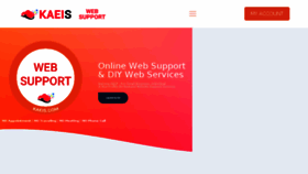 What Kaeis.net website looked like in 2018 (5 years ago)