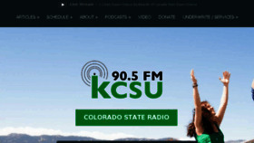What Kcsufm.com website looked like in 2018 (5 years ago)