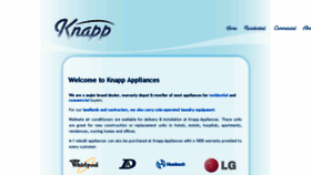 What Knappappliances.com website looked like in 2018 (5 years ago)