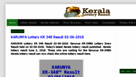 What Keralalotteryresult.org website looked like in 2018 (5 years ago)