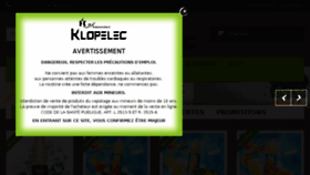 What Klopelec.com website looked like in 2018 (5 years ago)