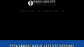What Kaslojazzfest.com website looked like in 2018 (5 years ago)