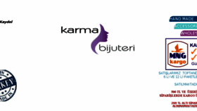 What Karmabijuteri.com website looked like in 2018 (5 years ago)