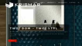 What Krismar.pl website looked like in 2018 (5 years ago)