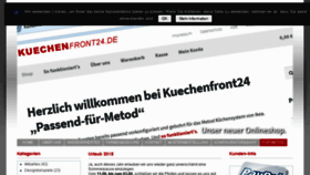 What Kuechenfront24.de website looked like in 2018 (5 years ago)