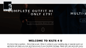 What Kilts-4-u.com website looked like in 2018 (5 years ago)