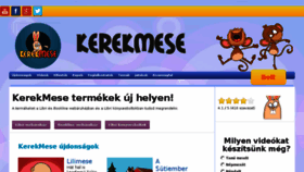 What Kerekmese.hu website looked like in 2018 (5 years ago)