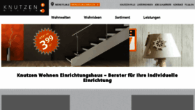 What Knutzen.de website looked like in 2018 (7 years ago)