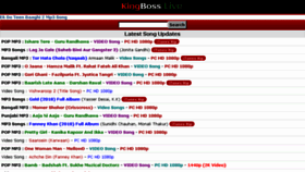 What Kingboss.in website looked like in 2018 (5 years ago)
