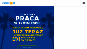 What Karierawakacje.pl website looked like in 2018 (5 years ago)