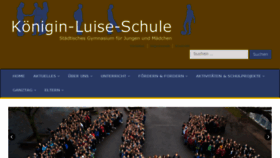 What Koenigin-luise-schule.de website looked like in 2018 (5 years ago)