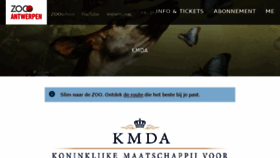 What Kmda.org website looked like in 2018 (5 years ago)