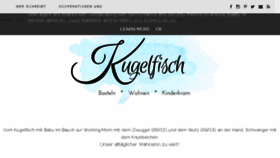 What Kugelfisch-blog.de website looked like in 2018 (5 years ago)