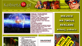 What Kobieta20.pl website looked like in 2018 (5 years ago)