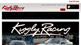 What Kigglyracing.com website looked like in 2018 (5 years ago)