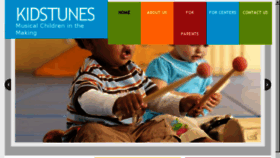 What Kidstunes.org website looked like in 2018 (5 years ago)