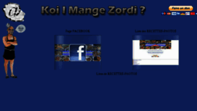 What Koiimangezordi.re website looked like in 2018 (5 years ago)