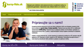 What Kurzy-fido.sk website looked like in 2018 (5 years ago)
